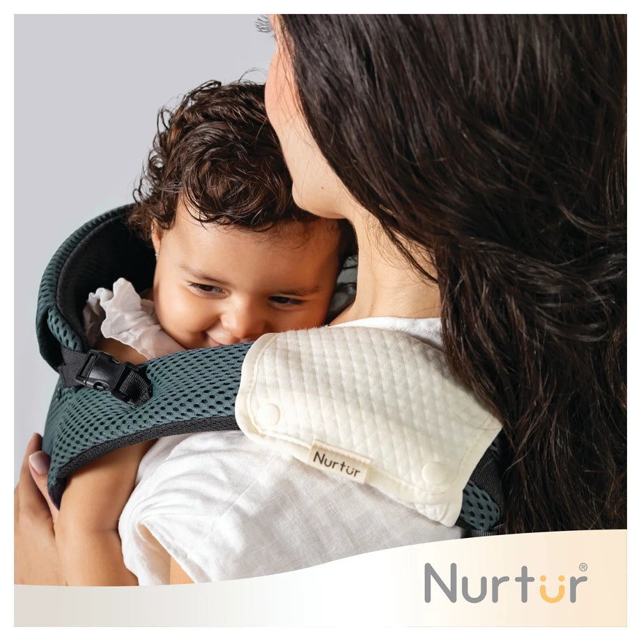 Nurtur Willow Deluxe Mesh Baby Carrier, Dual-Facing, Cushioned (Black)