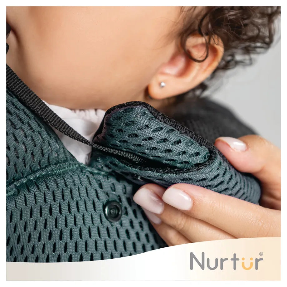 Nurtur Willow Deluxe Mesh Baby Carrier, Dual-Facing, Cushioned (Black)
