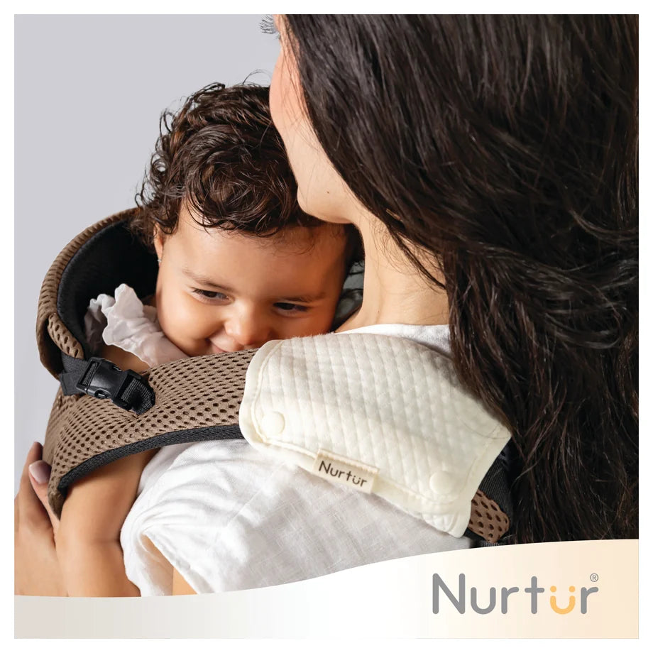 Nurtur Willow Deluxe Mesh Baby Carrier, Dual-Facing, Cushioned (Sand)