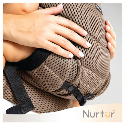 Nurtur Willow Deluxe Mesh Baby Carrier, Dual-Facing, Cushioned (Sand)