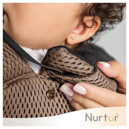 Nurtur Willow Deluxe Mesh Baby Carrier, Dual-Facing, Cushioned (Sand)