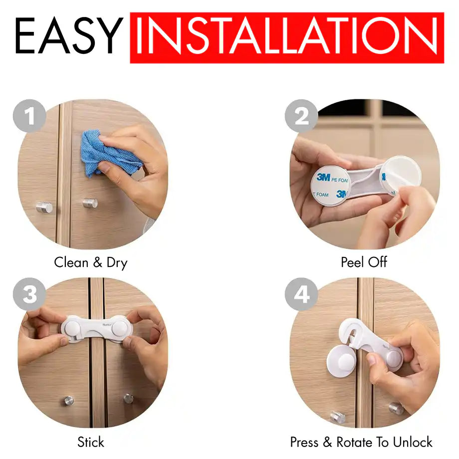 Nurtur Cabinet Safety Lock (Pack 1)