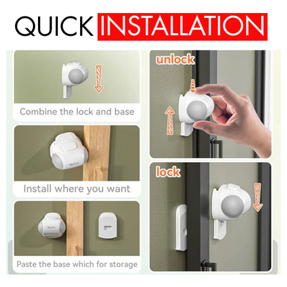 Nurtur Safety Door & Window lock (Pack 1)