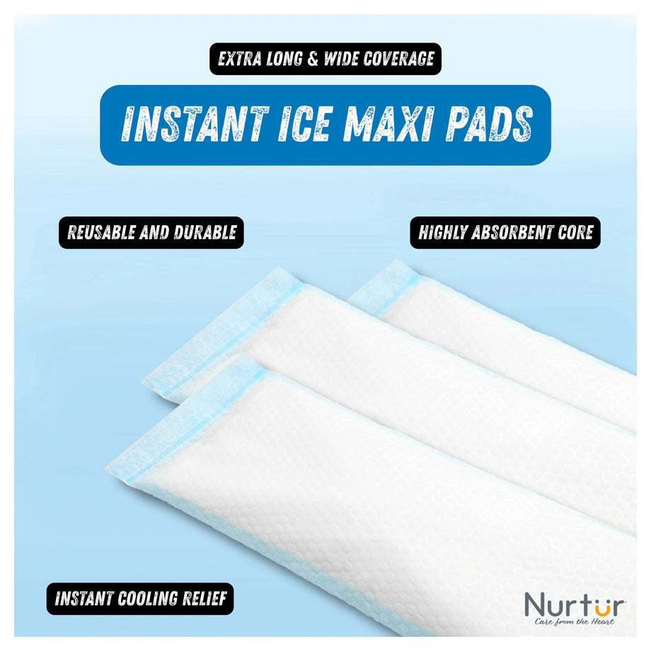 Nurtur Postpartum Recovery Care Kit – 7-in-1 with Peri Bottle & Cooling Pads