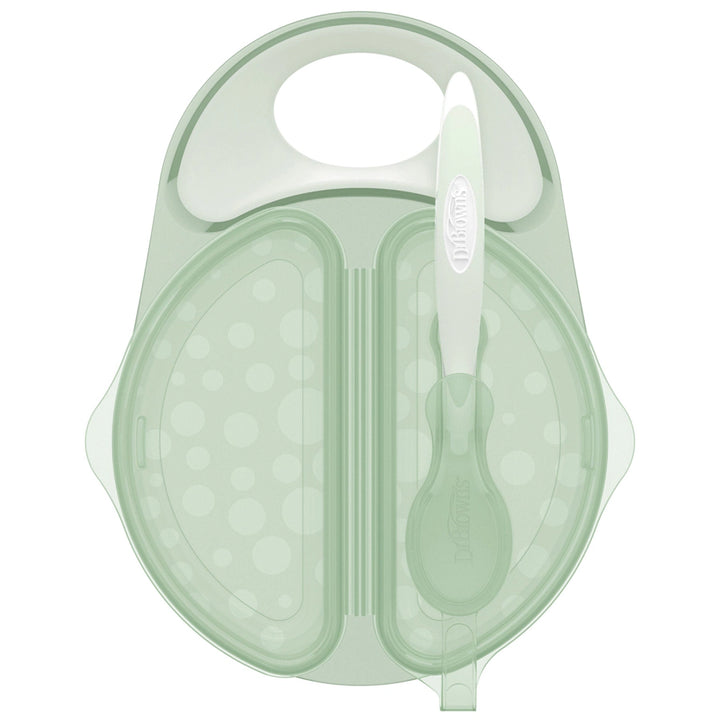 Dr. Browns Travel Fresh Bowl & Snap-in Spoon, Teal, 1-Pack