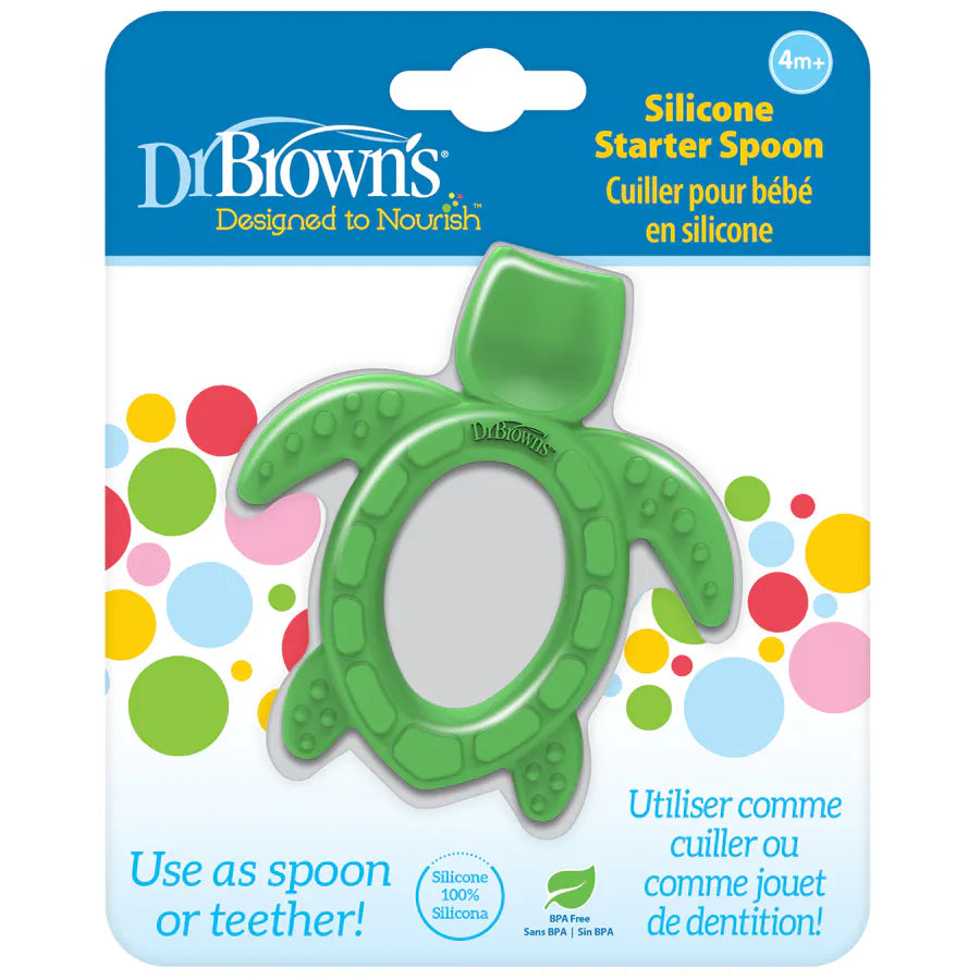 Dr. Browns Silicone Starter Spoon Turtle