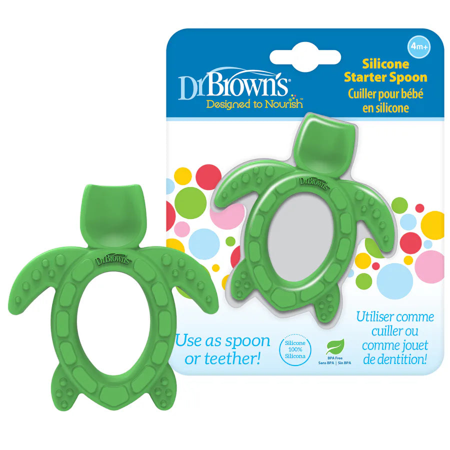 Dr. Browns Silicone Starter Spoon Turtle