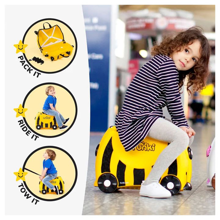 Trunki Ride on Luggage - Bernard the Bumble Bee
