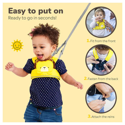 Trunki Toddlepak Walking Reins/Safety Harness (Leeroy Lion)