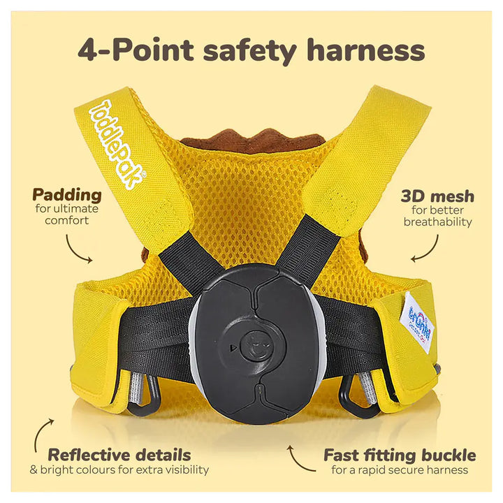 Trunki Toddlepak Walking Reins/Safety Harness (Leeroy Lion)
