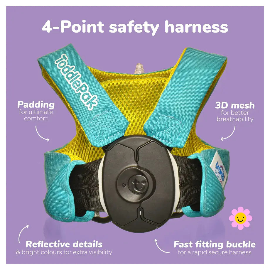 Trunki Toddlepak Walking Reins/Safety Harness (Una Unicorn)