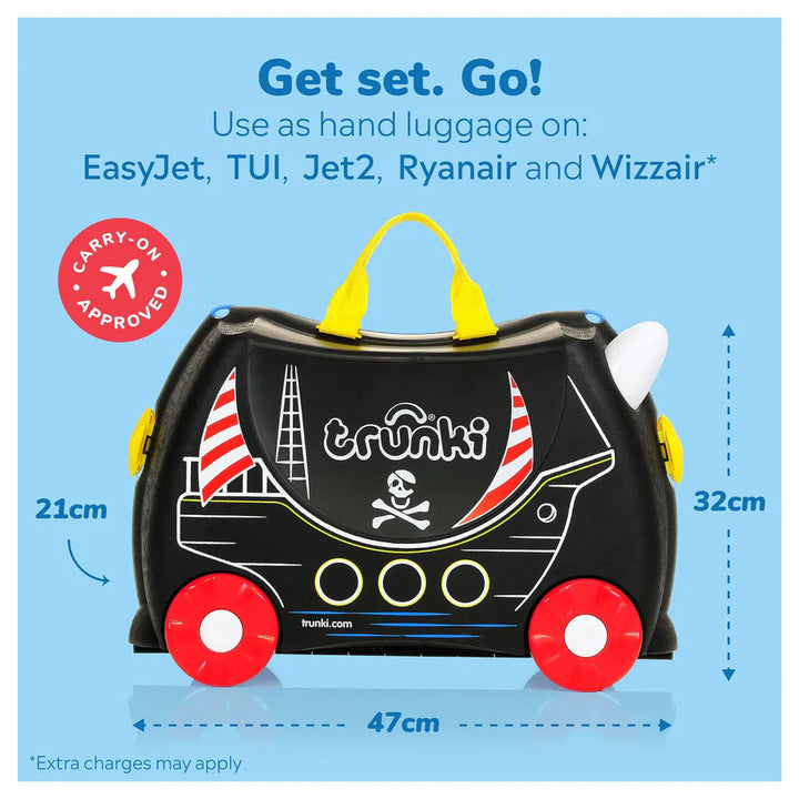 Trunki Ride on Luggage - Pedro the Pirate Ship