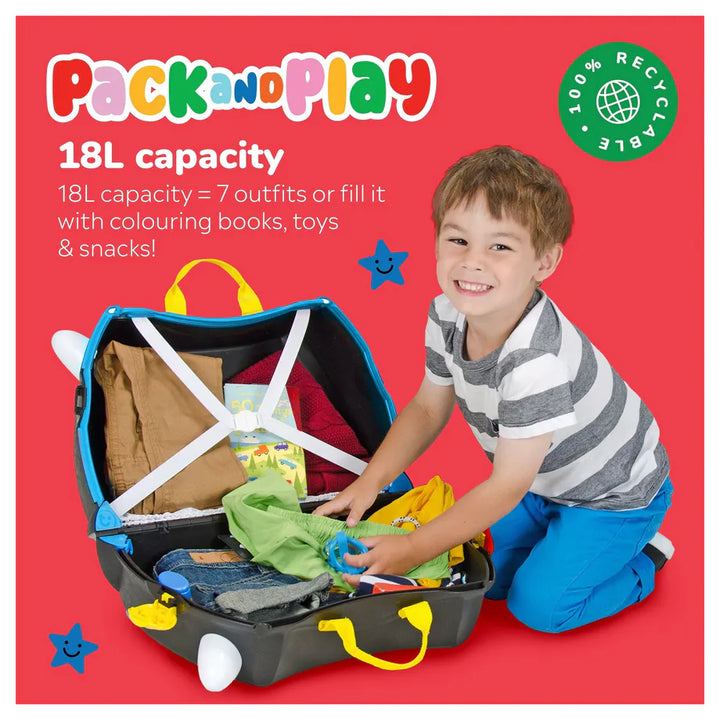 Trunki Ride on Luggage - Pedro the Pirate Ship