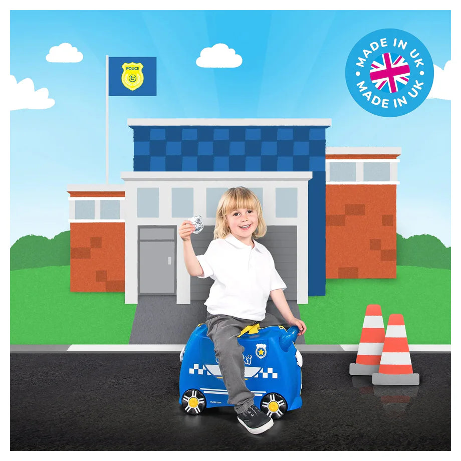 Trunki Ride on Luggage - Percy the Police Car