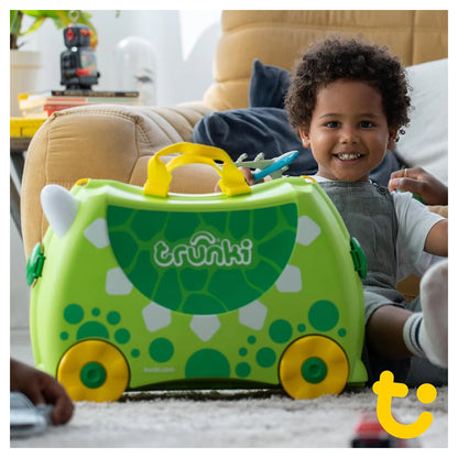 Trunki Children’s Ride?On Suitcase & Kids’ Hand Luggage (Green)
