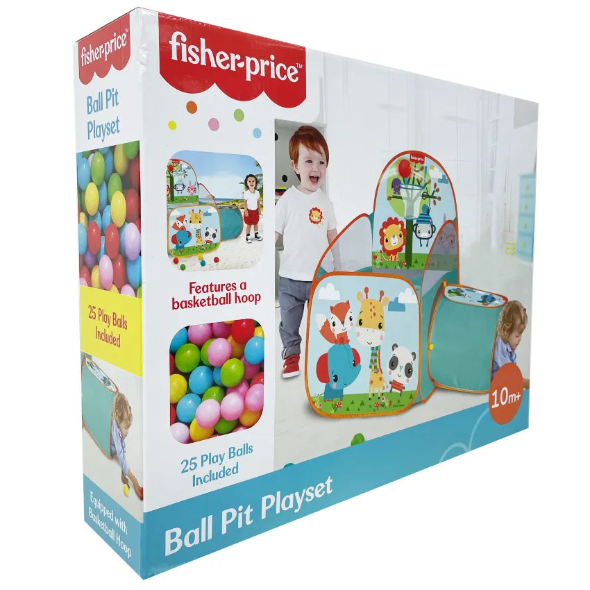 Fisher-Price Ball Pit Playset W/Tunnel 25 Balls