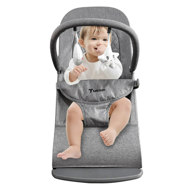 Teknum 3 Stage Baby Bouncer/ Recliner Seat (Grey)