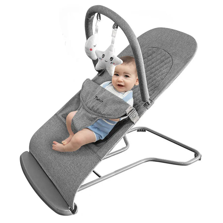 Teknum 3 Stage Baby Bouncer/ Recliner Seat (Grey)