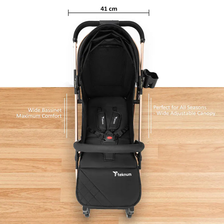 Teknum Explorer Travel Stroller (Black)