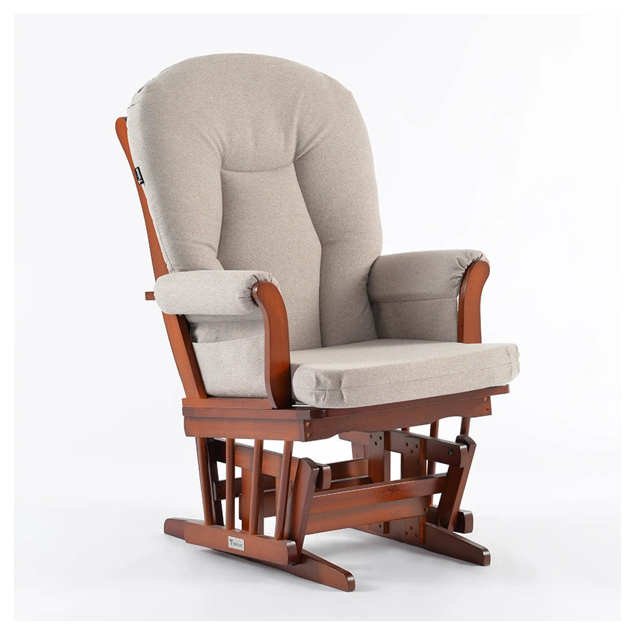 Teknum Deluxe Gliding Chair With Ottoman Set (Beige)
