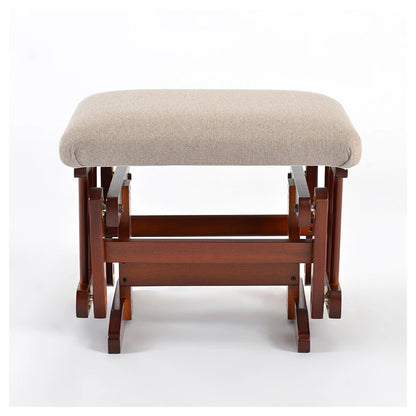 Teknum Deluxe Gliding Chair With Ottoman Set (Beige)