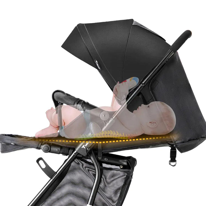 Teknum Stroller with Rocker (Black)