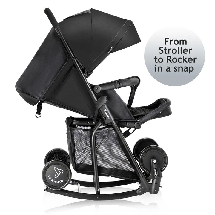 Teknum Stroller with Rocker (Black)