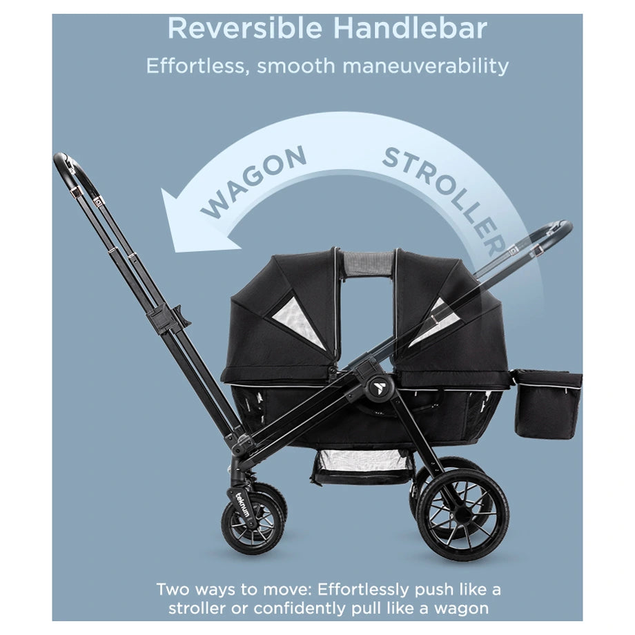 Teknum Reversible Wagon Stroller (Graphite Black)