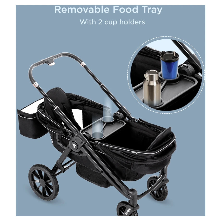 Teknum Reversible Wagon Stroller (Graphite Black)