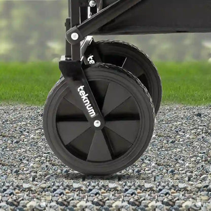 Teknum Folding Wagon Cart w/ Canopy (Black)