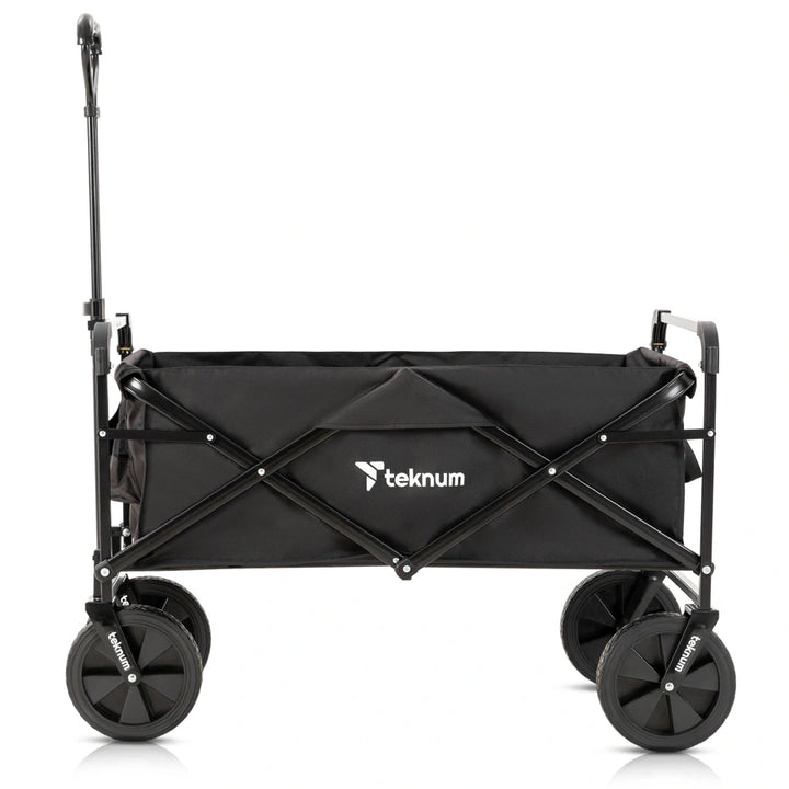 Teknum Folding Wagon Cart w/ Canopy (Black)