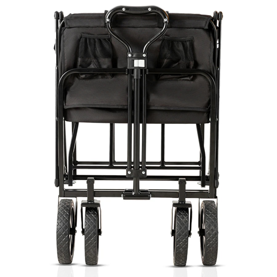 Teknum Folding Wagon Cart w/ Canopy (Black)