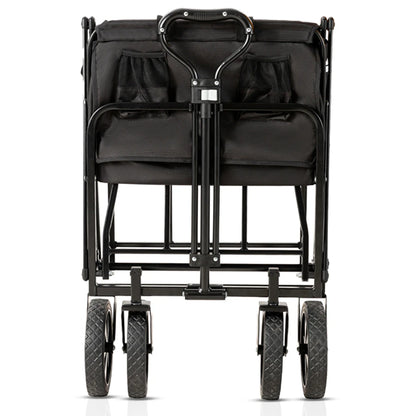 Teknum Folding Wagon Cart w/ Canopy (Black)