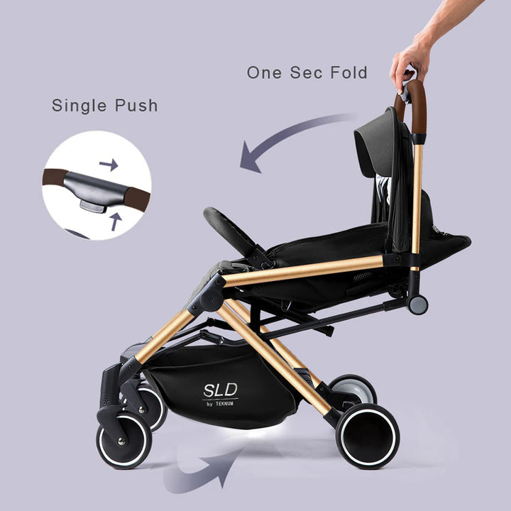 Teknum Travel Lite  Stroller SLD (Black Gold)