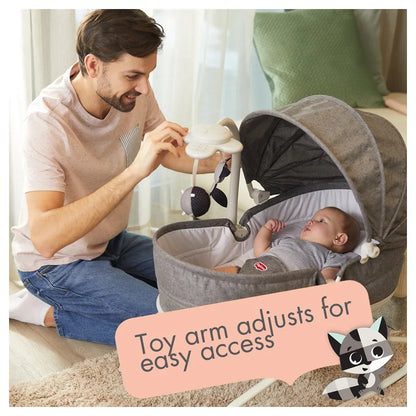 Tiny Love 3-in-1 Rocker Napper with Canopy (Grey)
