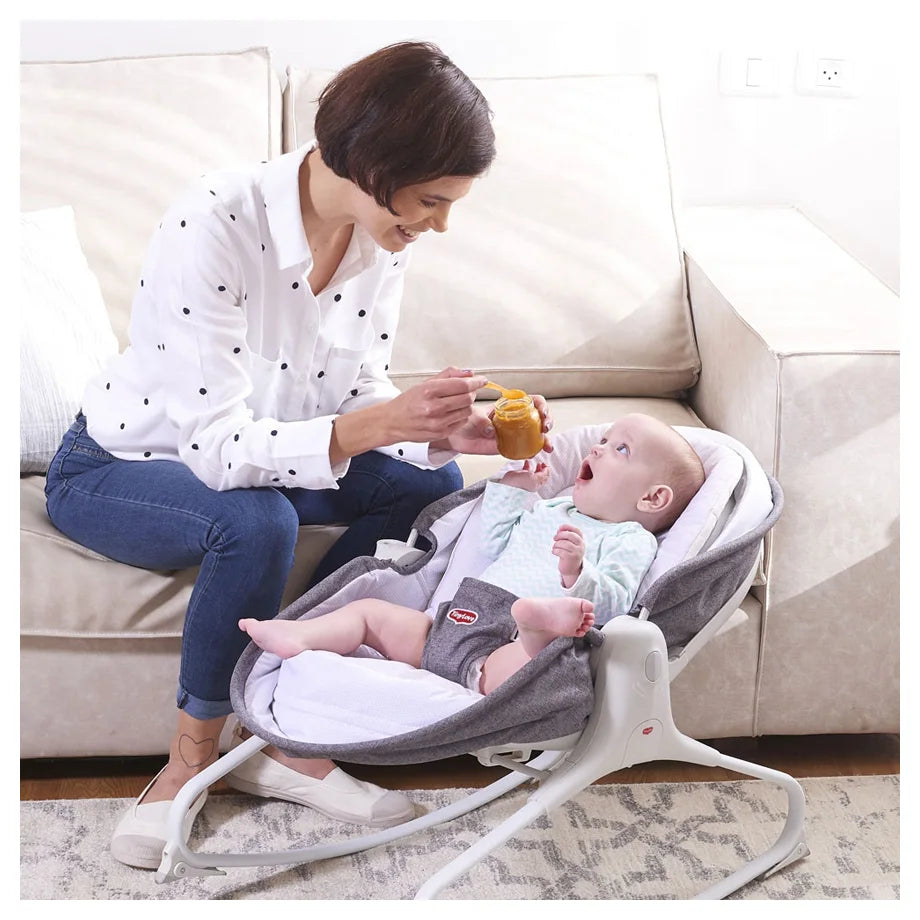 Tiny Love 3-in-1 Rocker Napper with Canopy (Grey)
