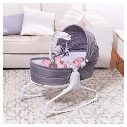 Tiny Love 3-in-1 Rocker Napper with Canopy (Grey)