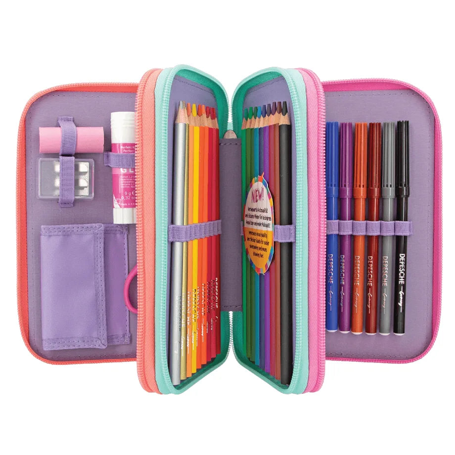 TOPModel Snap Shot Triple Pencil Case