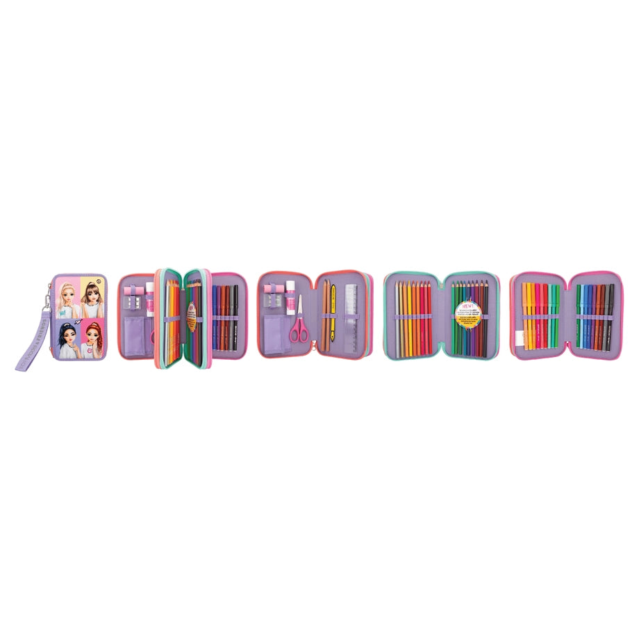 TOPModel Snap Shot Triple Pencil Case