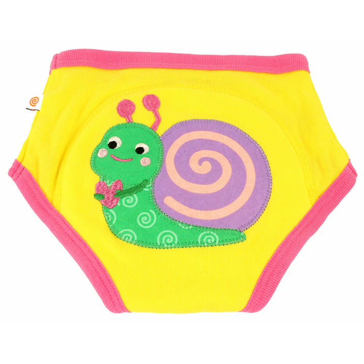 Zoocchini 3 Piece Organic Potty Training Pants Set 2T/3T Girls (Garden Creatures)