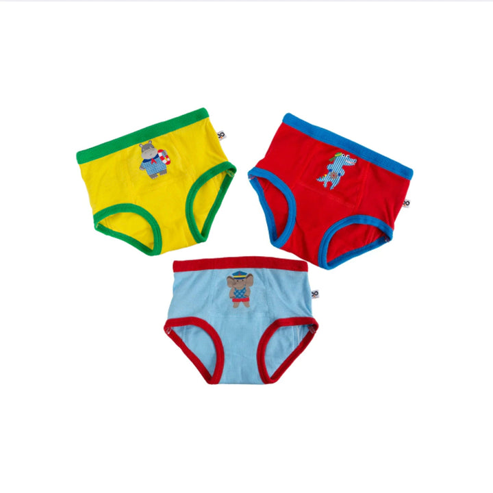 Zoocchini Organic Potty Training Pants Set Boys (2T/3T) Maritime Mates