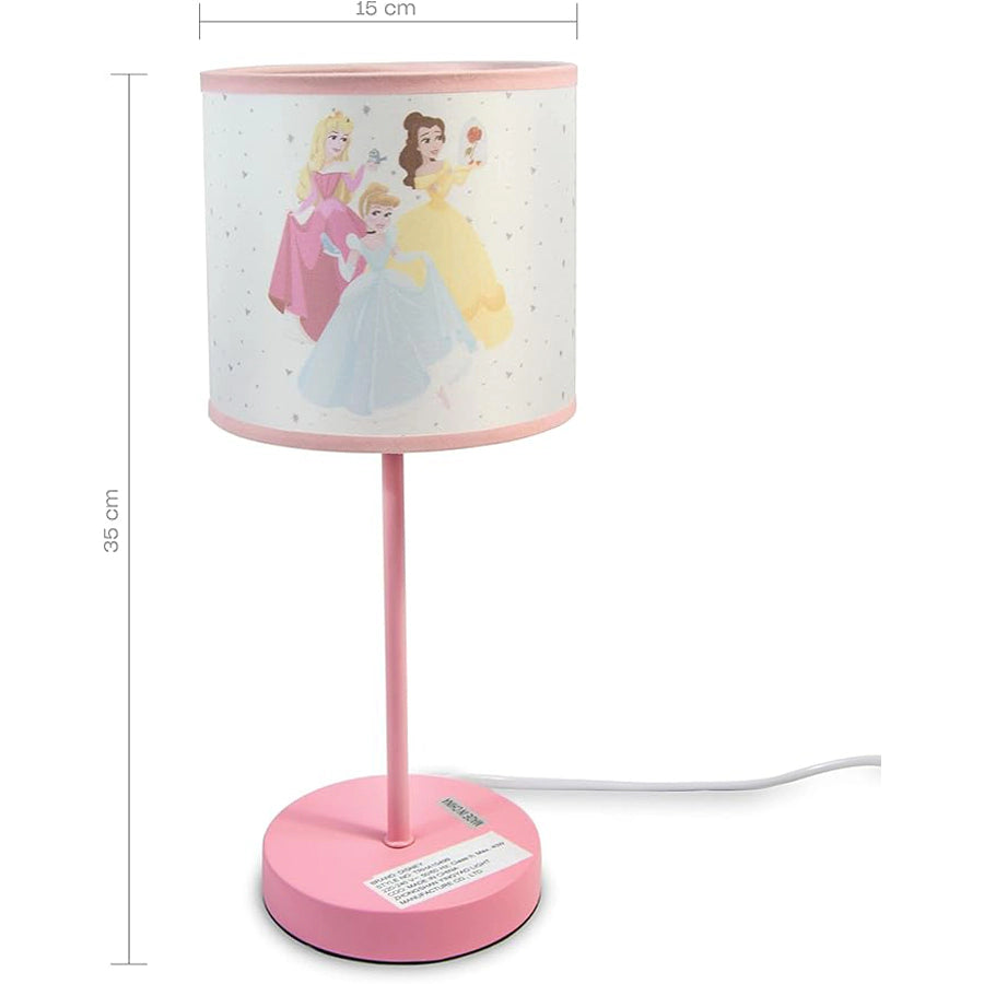 Disney Princess Table Lamp W/ Power Socket