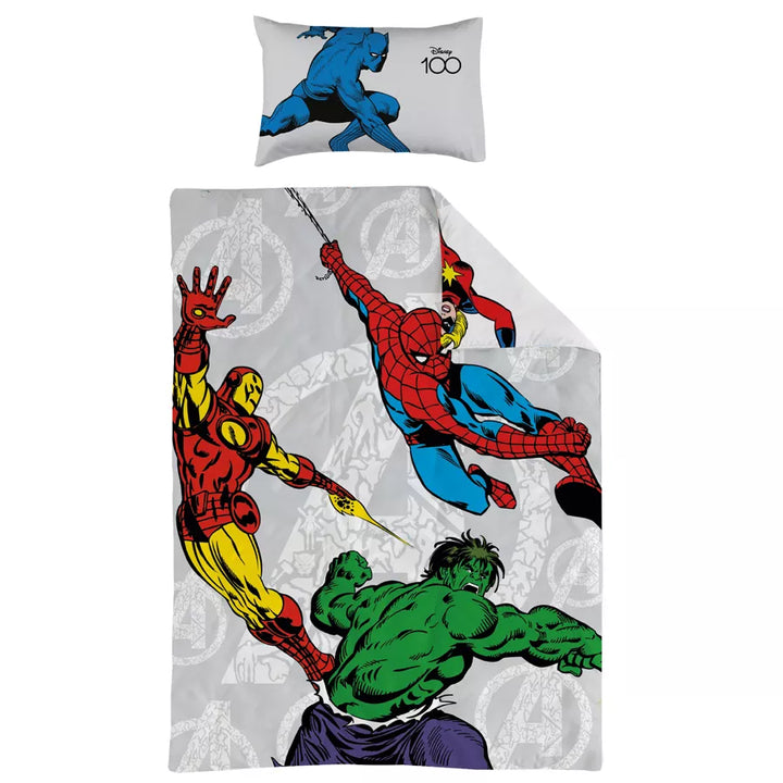 Disney Marvel Reversible Comforter Sets Pack of 4 (Avengers)