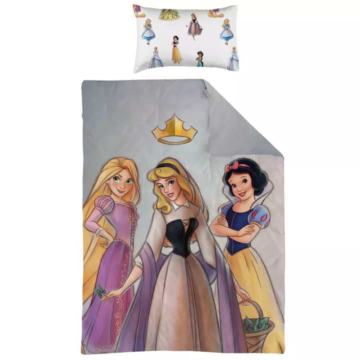 Disney Reversible Comforter Sets Pack of 4 (Princess)