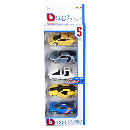 Bburago Die-Cast Metal Car Set 1:64 (Assorted)