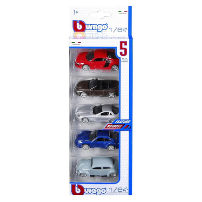 Bburago Die-Cast Metal Car Set 1:64 (Assorted)