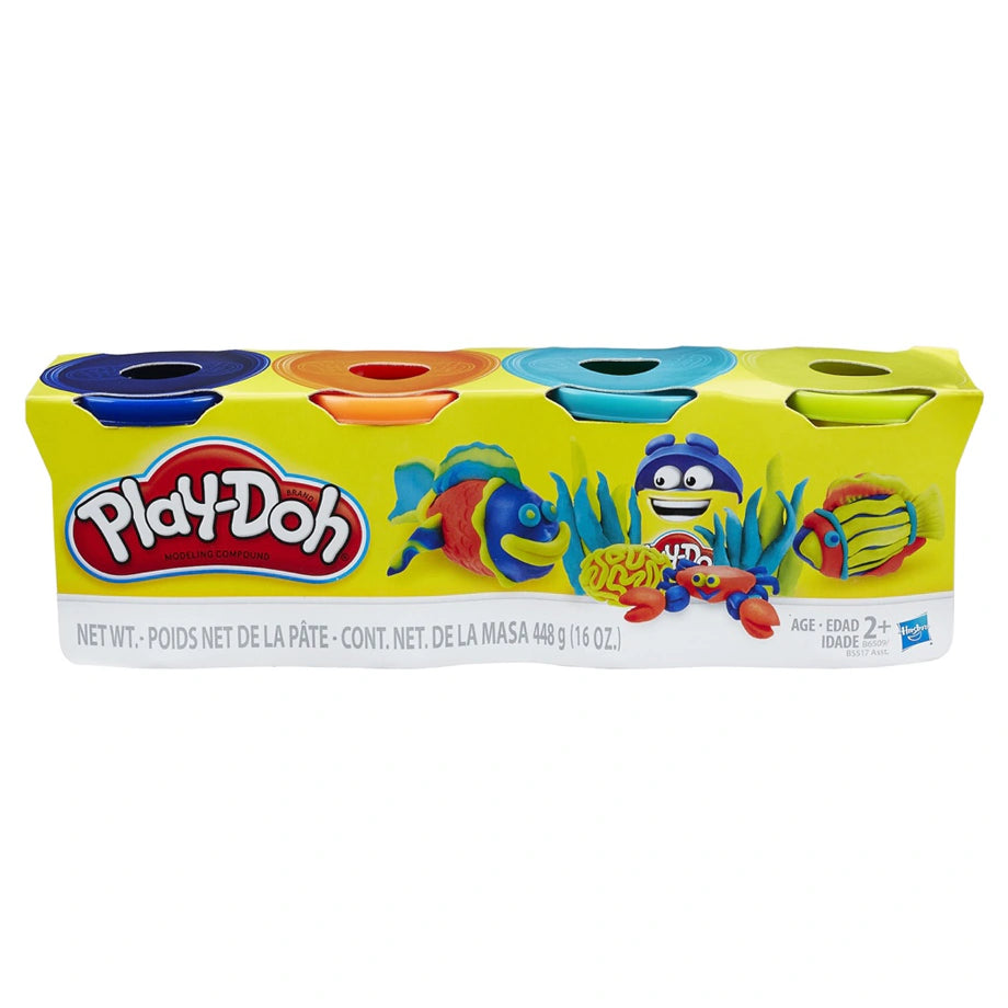 Play-Doh Classic Color 4 Pack (448 g, Colors May Vary)