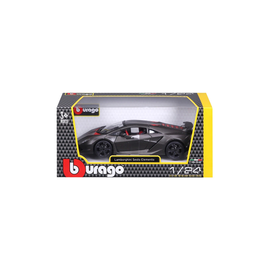 Bburago Lamborghini Sesto Elemento Die-Cast Car 1:24 (Matt Grey)