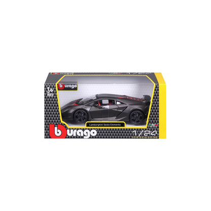 Bburago Lamborghini Sesto Elemento Die-Cast Car 1:24 (Matt Grey)
