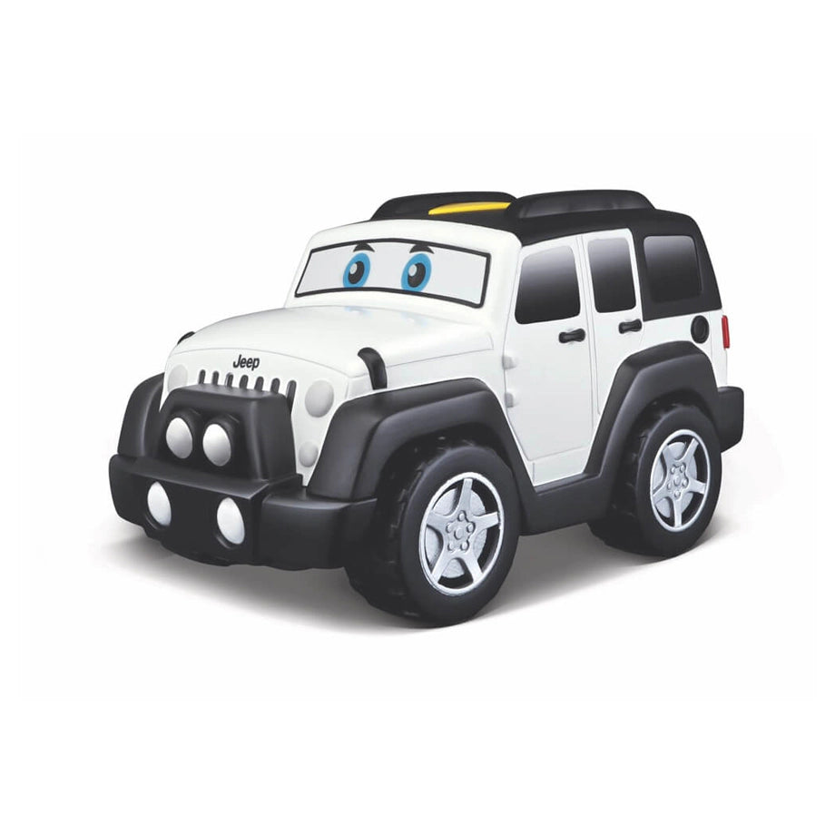 BBJunior Jeep Touch & Go Jeep Wrangler Toy (White)